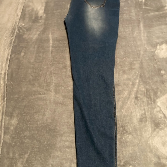 Leggings Depot Stretch Waist Blue Jeans - Picture 1 of 4
